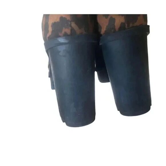 Jessica Simpson Leopard  Print Lizzah Peep-Toe Lug-Sole Bootie SZ 7M - Picture 11 of 11